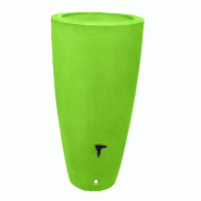 PLAST'UP ROTOMOULAGE Pot conique récupérateur d'eau de pluie aérien 200l - VERT ANIS - vert 0669014882509