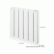 Radiateur électrique connecté à inertie fluide 1000 w alcantara Radiateur électrique connecté à inertie fluide 1000 w alcantara