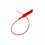 Scellé PP à tige lisse - Longueur 330 mm - Tige Ø2 mm - Rouge Scellé PP à tige lisse - Longueur 330 mm - Tige Ø2 mm - Rouge
