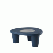Table basse LOW LITA de SLIDE - bleu profond