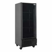 Vaiotec TOPLINE réfrigérateur à boissons 1 porte vitrée 570 litres XL, noir, 750 x 742 mm - noir acier 12724
