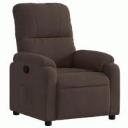 VidaXL Fauteuil inclinable marron tissu microfibre Modèle Yermontel - 373448