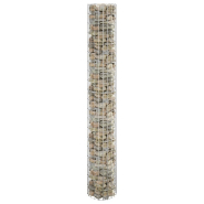 Vidaxl poteau à gabion circulaire acier galvanisé ø30x200 cm 152014