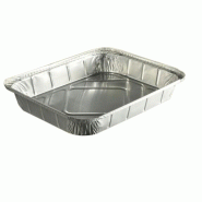 50 plats en aluminium fermables 31x25x4 cm – 2400 ml - 3000000198278