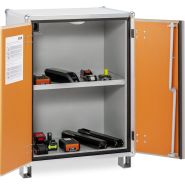 Armoire anti-feu sécurisée avec pieds pour batteries Lithium - CEMO - 8/10 Eco lockEX® - Réf 11898_1