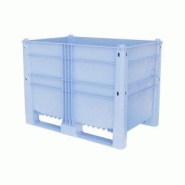 Caisse-palette Dolav Ecoline 590 - 1200x800x870 mm - 590 L - pleine ou ajourée - standard ou renforcée Caisse-palette Dolav Ecoline 590 - 1200x800x870 mm - 590 L - pleine ou ajourée - standard ou renforcée