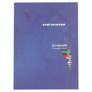 Calligraphe Lot de 5 Cahier Dessin Ligne 7000 24x32, 96p./48 feuilles 120 g/m² piquées, uni - 3210330075556