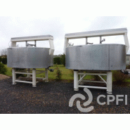 Cuve fromagerie oblongue Pierre Guerin 6000 L - 2.7 tonnes - 4 pieds Cuve fromagerie oblongue Pierre Guerin 6000 L - 2.7 tonnes - 4 pieds