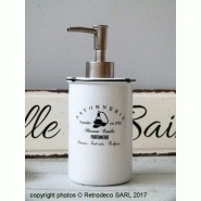 Distributeur de savon en céramique savonnerie, antic line