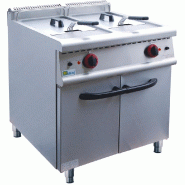 Friteuse électrique sur coffre commandes mécaniques avec 2 cuves 20... - PJZH-TC-2
