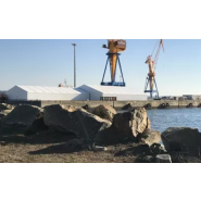 Hangar portuaire démontable, installée directement sur votre site en seulement quelques semaines Hangar portuaire démontable, installée directement sur votre site en seulement quelques semaines