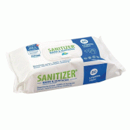 Lingettes désinfectantes mains et surfaces SANITIZER - 102ZNA