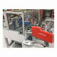 Margeur intégré dans banderoleuse - système de dépilage compact et facile d'utilisation
