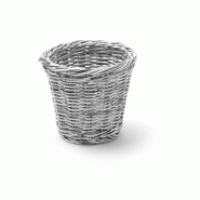 Panier snack, HENDI, Gris clair, Ø130x(H)110mm - gris plastique 426043