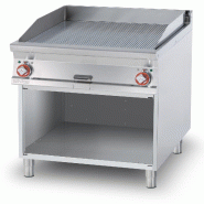 Redcook Friteuse électrique striée 2 zones de cuisson. Structure en acier inoxydable. Dimensions 80x90 h90 cm. Modèle FTR-98ET - 2105