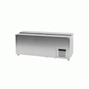 Refroidisseur de bouteilles 539 litres en acier inox avec 4 couvercles coulissants 1990x552x850 mm - VIRTUS - 0615402594851