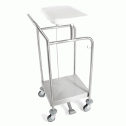 Sclessin 374.751S Chariot Porte-Sac Sans Couvercle Professionnel - 374.751S