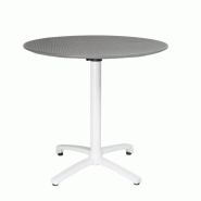 Table pliante en polypropylène Bolero 800mm gris foncé - FT621 Table pliante en polypropylène Bolero 800mm gris foncé - FT621