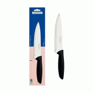 Tramontina Plenus couteau de cuisine acier inoxydable noir 18 cm - 7891112225176