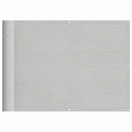 VidaXL Écran de balcon gris clair 75x300 cm 100% polyester oxford Modèle Pacific - 4000000