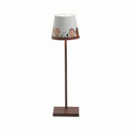 Zafferano Lampe Led Poldina Pro Peanuts Together Rechargeable Ip65 Extérieur, Dimmable Avec Autonomie Jusqu'À 12 Heures - multicolore 8054144504650