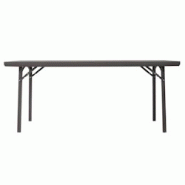 ZOWN Table pliante rectangulaire 183 x 76 cm XL6 Premium - gris 08011969 ZOWN Table pliante rectangulaire 183 x 76 cm XL6 Premium - gris 08011969