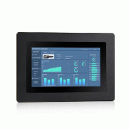Panel PC industriel fanless 7 pouces 16:9 WSVGA/WXGA pour HMI, supervision et automatisation - EVI-C007WAC