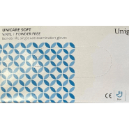 100 gants d'examens à usage unique CE en vinyle bleu non poudré - GVNPBL-IM05_0