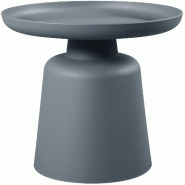 CLP Table d'appoint ronde Ă 49 cm Nikko Plastique HBT: 45x49x49 cm Anthracite - gris 328371 CLP Table d'appoint ronde Ă 49 cm Nikko Plastique HBT: 45x49x49 cm Anthracite - gris 328371
