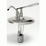 Couvercle inox avec pompe a sauce_0