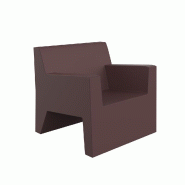 Fauteuil lounge in & out JUT - grenat