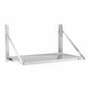 Helloshop26 - Étagère murale professionnel pliable acier inoxydable 80 x 45 cm 40 kg 14_0001579 - 3000187858989