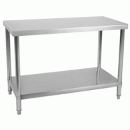 HELLOSHOP26 table de travail professionnelle acier inox pieds ajustable 100 x 70 cm - 3000335013055 HELLOSHOP26 table de travail professionnelle acier inox pieds ajustable 100 x 70 cm - 3000335013055
