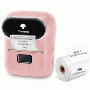 Mini Imprimante Bluetooth Portable Sans Encre Pour Étiquettes Rapides Et Faciles Rose YONIS - rose 3615616969084 Mini Imprimante Bluetooth Portable Sans Encre Pour Étiquettes Rapides Et Faciles Rose YONIS - rose 3615616969084