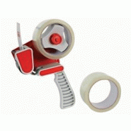 Perel Dérouleur professionnel, pour ruban d'emballage, utilisation intensive, avec 2 rouleaux. - DTDIS2T