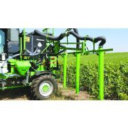 Tracteur Tecnoma S120 EVO avec moteur bas pour stabilité optimale