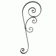 Volute H.730 x L.250 mm - plat 20 x 6mm