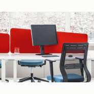 Panneau frontal asymétrique en tissu pour bench - Structure mélaminé 28 mm - Hauteur 45 cm - Garantie 3 ans - MDD Panneau frontal asymétrique en tissu pour bench - Structure mélaminé 28 mm - Hauteur 45 cm - Garantie 3 ans - MDD
