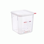 Araven GastroNorm Basic GN 1/9 Récipient en polycarbonate - 0,9 litres - cm 17,6X10,8X10h - transparent plastique polypropylène BM125815 Araven GastroNorm Basic GN 1/9 Récipient en polycarbonate - 0,9 litres - cm 17,6X10,8X10h - transparent plastique polypropylène BM125815