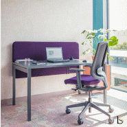 Bureau rectangulaire OGI U - MDD - Anthracite, 120 x 60 cm, Non