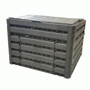 Composteur compost wood 800l - MARRON - marron 3700242102322 Composteur compost wood 800l - MARRON - marron 3700242102322