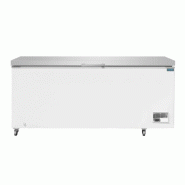 Congélateur coffre avec couvercle inox Série G 581L - Polar - GP898