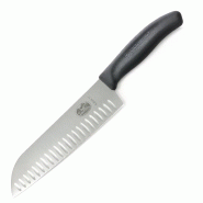 Couteau Santoku alvéolé 17cm | Victorinox - D828