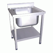 FRICOSMOS Évier avec support, cuve et tablette - inox FRECUBFRI001