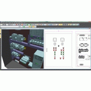 Logiciel CAO électrique pour modélisation en 3D des armoires électriques en 3 dimensions - FTZ 3D Panel