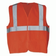 GILET HAUTE VISIBILITÉ ORANGE FLUO VIZTOP P2L GILET HAUTE VISIBILITÉ ORANGE FLUO VIZTOP P2L