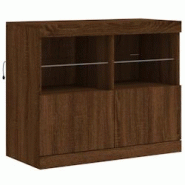 Helloshop26 - Buffet bahut commode armoire meuble de rangement organisateur cuisine salle de séjour salon avec lumières LED 81 x 37 02_0029934 - 300 Helloshop26 - Buffet bahut commode armoire meuble de rangement organisateur cuisine salle de séjour salon avec lumières LED 81 x 37 02_0029934 - 300
