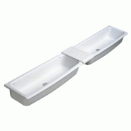 Lavabo auge 95x33 blanc