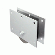 Monture gorge carrée galet fonte sur roulements à billes 250kg - MANTION - 0990gc - 689024