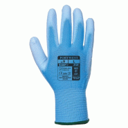 Portwest - Gants manutention Jauge 13 enduit PU lisse (Pack de 12) #5D9CEC Taille 10 - 10 bleu multi-matériau A120B4RXL